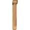 Ekena Millwork Traditional Craftsman Smooth Bracket w/ Offset Brace, Western Red Cedar, 5 1/2"W x 30"D x 36"H BKT0604X30X36TRA04SWR - alternate 2